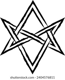 Thelema hand drawn vector illustration