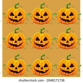 Thematic postcard to Helloween with unique lettering