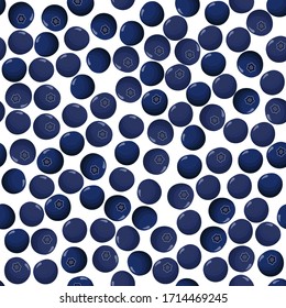 Theme big colored seamless blueberry, bright berry pattern for seal. Berry pattern consisting of beautiful seamless repeat blueberry. Simple colorful pattern berry from seamless soft round blueberry.