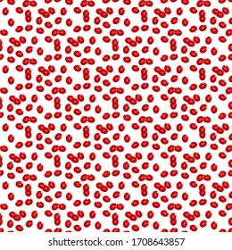 Theme big colored seamless pomegranate, bright berry pattern for seal. Berry pattern consisting of beautiful seamless repeat pomegranate. Simple colorful pattern berry from seamless soft pomegranate.
