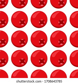 Theme big colored seamless red cranberry, bright berry pattern for seal. Berry pattern consisting of beautiful seamless repeat cranberry. Simple colorful pattern berry from seamless soft cranberry.