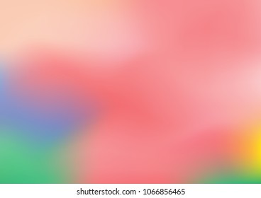 Theme color transitions. Vector template, colorful bright tone colorful background for graphic display design