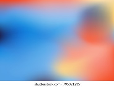 Theme color transitions. Vector template, colorful bright tone colorful background for graphic display design