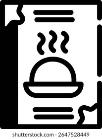 um tema que representa a comida típica, símbolos típicos da lanterna chinesa, bem como um livro de menu de comida chinesa