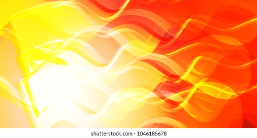 Theme of fire for the banner. Bright red and orange glare on a gentle background for a fabric or postcard.
