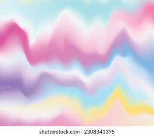 theme hologram colorful pattern with curve.