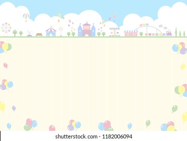 theme park background