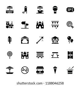 
Theme Park Glyph Icons
