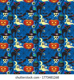 Theme pattern for the Halloween holiday.