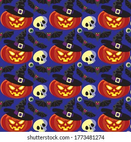 Theme pattern for the Halloween holiday.