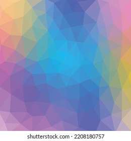 theme polygon geometric background colorful.