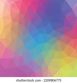 theme polygon geometric background colorful.