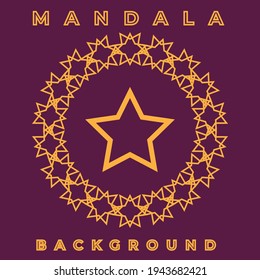 Thema Premium Mandala Hintergrund. Gut zu platzieren auf Luxus-Verpackung Design, etc.