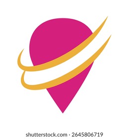 themed location logo with simple , logo design inspirations.