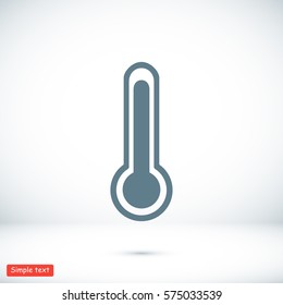 themperatures icon, vector best flat icon, EPS