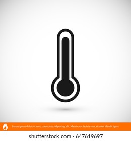 themperatures icon, vector best flat icon, EPS