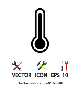 themperatures icon, vector best flat icon, EPS