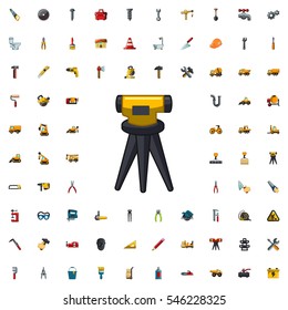 theodolite icon illustration isolated vector sign symbol