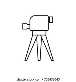 theodolite icon illustration isolated vector sign symbol