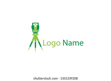 Theodolite icon. Simple illustration of theodolite vector icon for web design. Isolated on white background. 