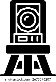 Theodolite New Creative Icon Design Vektor