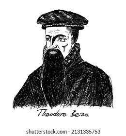 Theodore Beza (1519-1605) fue un teólogo, reformador y académico francés protestante que tuvo un papel importante en la Reforma. Figura cristiana.