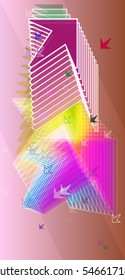 theoretical confusion beside case, arrow over emblematic dream