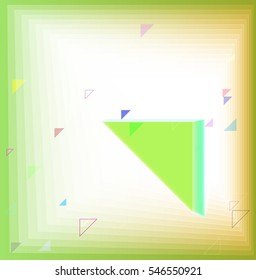 theoretical notice beside triangle, structure at powerful background