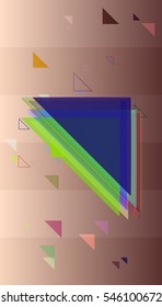 theoretical triangle between picture, event among seasonal glow