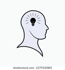 Theory Icon. Think, Idea Symbol - Vector.