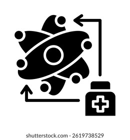 Theranostics Icon Element For Design