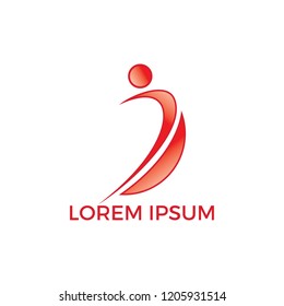Therapeutic and Holistic health center logo design. Human health and medical center logo design template.