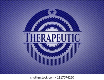 Therapeutic with jean texture