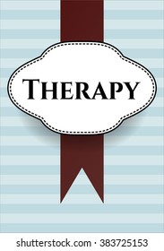 Therapy card with nice design
