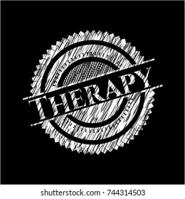 Therapy chalk emblem