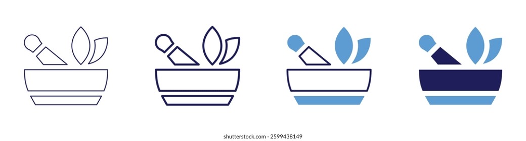 Therapy counseling icon in 4 different styles. Thin Line, Line, Bold Line, Duotone. Duotone style. Editable stroke.
