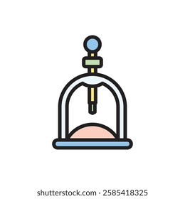 Therapy Cupping Icon Vector Illustration