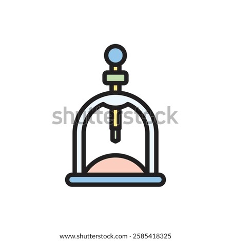 Therapy Cupping Icon Vector Illustration