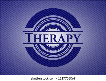 Therapy denim background