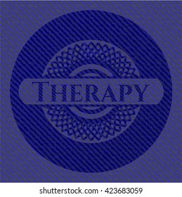 Therapy denim background