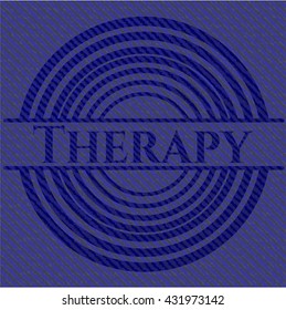 Therapy denim background