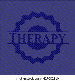 Therapy with denim texture