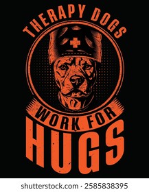 Therapy Dogs Work For Hugs