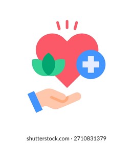 Therapy Icon Flat Vector Illustration