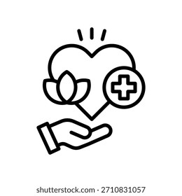 Therapy Icon Line Vector Illustration