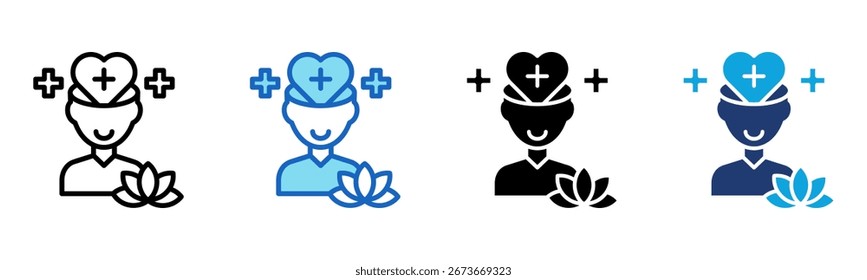 Therapy icon Multi Style Vector Illustration