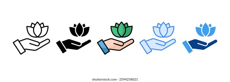 Therapy Icon Set Multiple Style Collection