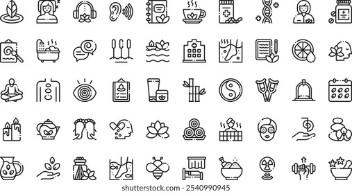 Therapy icons High-Quality Vector Icons Collection with Editable Stroke. Ideal for Professional and Creative Projects.