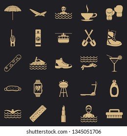 Therapy icons set. Simple set of 25 therapy vector icons for web for any design