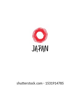 therapy Japanese logo vector with simple and minimalist style 
